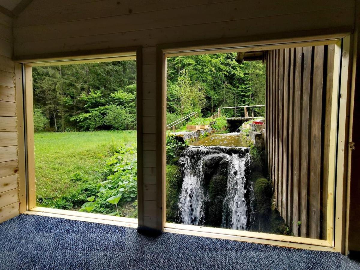 Wooden House With A Waterfall "Stipanov Mlin" Plitvicka Jezera Exterior foto